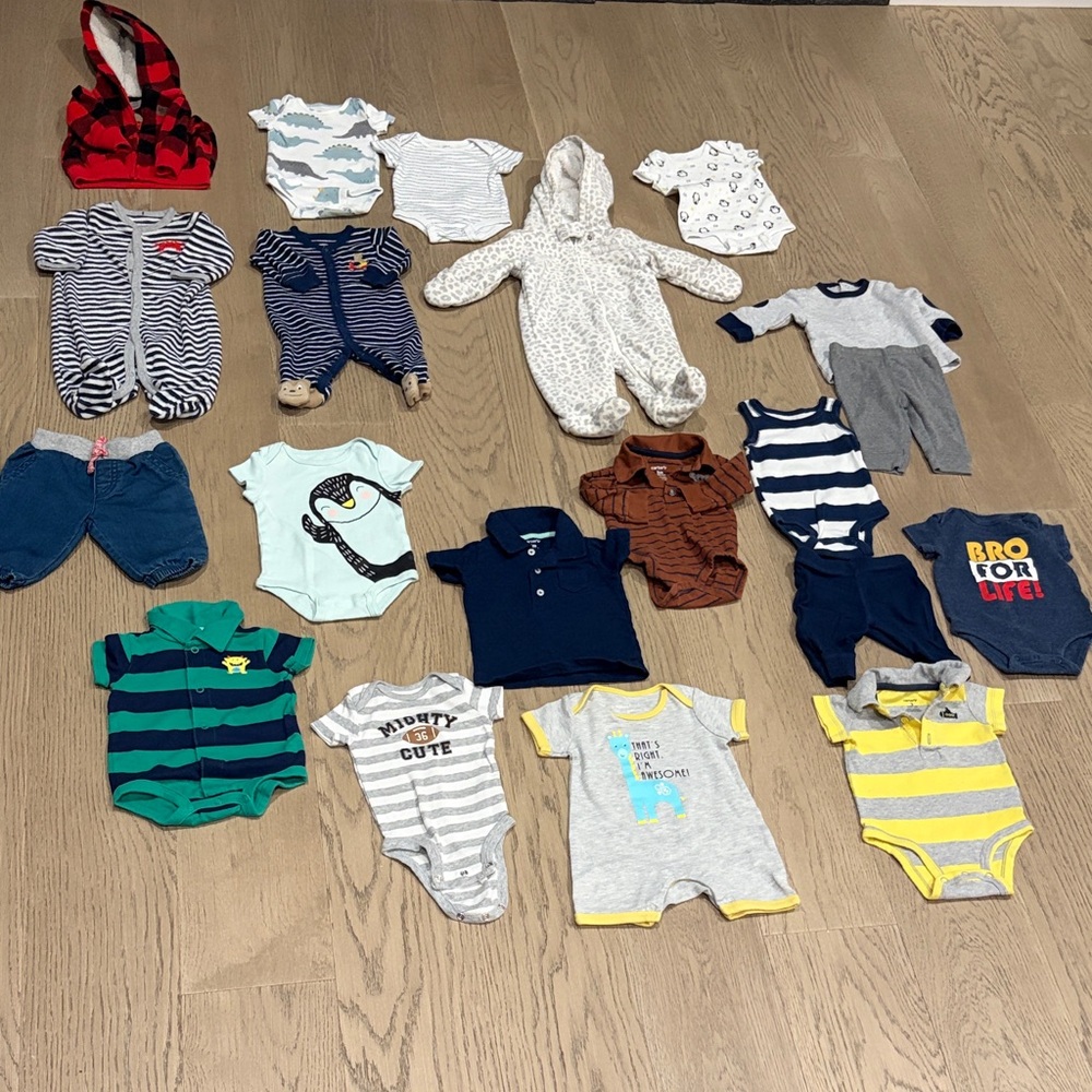 Assorted Baby Clothes Bundle Size 3 Months 20 items